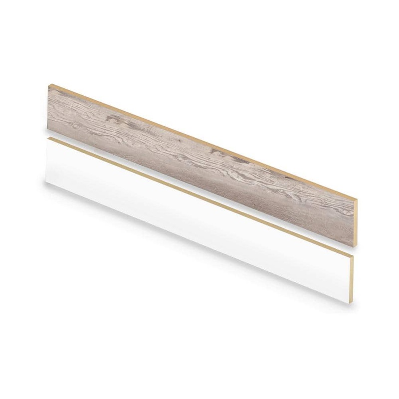 Cap A Tread Winding Brook/Ashland Valley 47 in. L x 7.37 in. W x 12.7 mm T Vinyl Overlay Stair Reversible Riser 01R077471