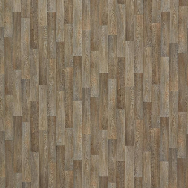 TrafficMaster Greyed Oak Wood 10 MIL x 12 ft. W x Cut to Length Waterproof Vinyl Sheet Flooring U8267.409C892P144