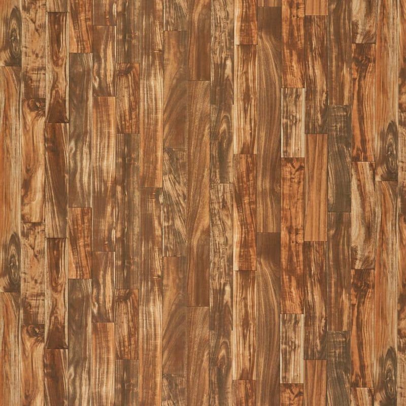 TrafficMaster Pro Basic Redwood Acacia Wood 10 MIL x 12 ft. W x Cut to Length Waterproof Vinyl Sheet Flooring C9490406K564G14