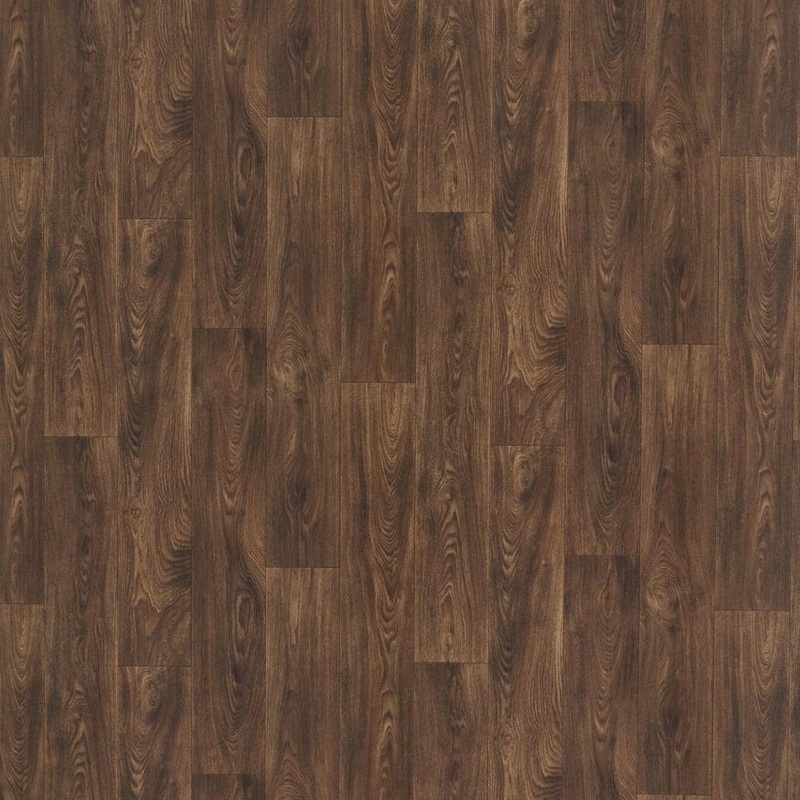 TrafficMaster Scorched Walnut Natural 10 MIL x 12 ft. W x Cut to Length Waterproof Vinyl Sheet Flooring U9450.407C844P144