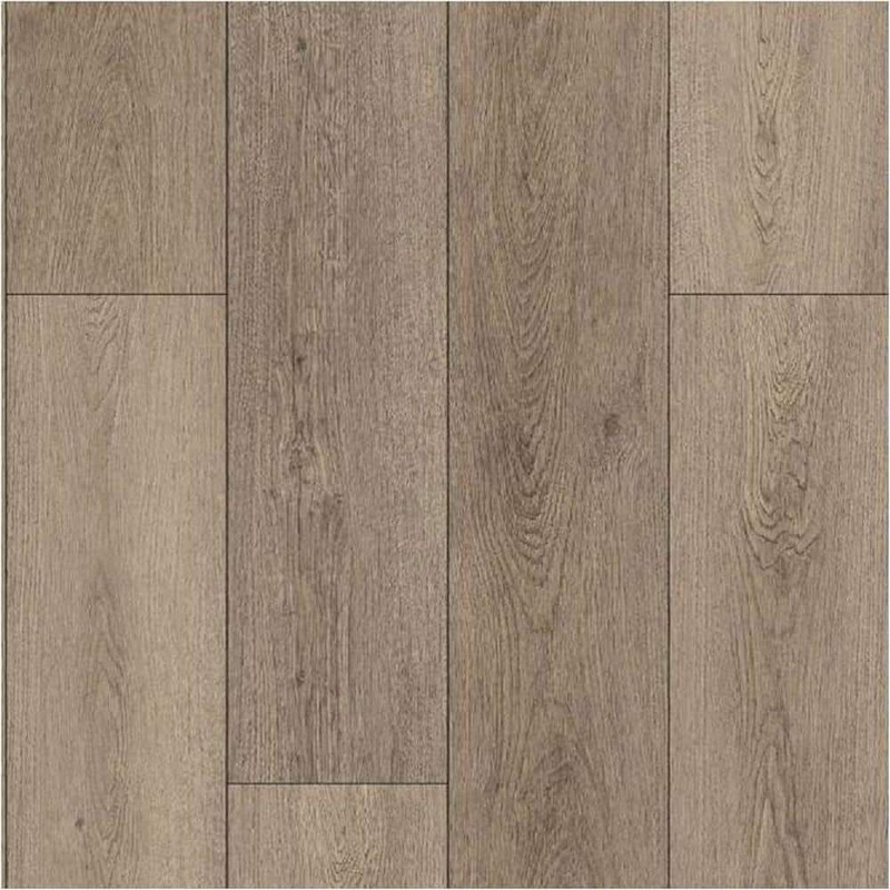 Home Decorators Collection Take Home Sample – Bokeelia Taupe Oak Click Lock Vinyl Plank Flooring YU-981399