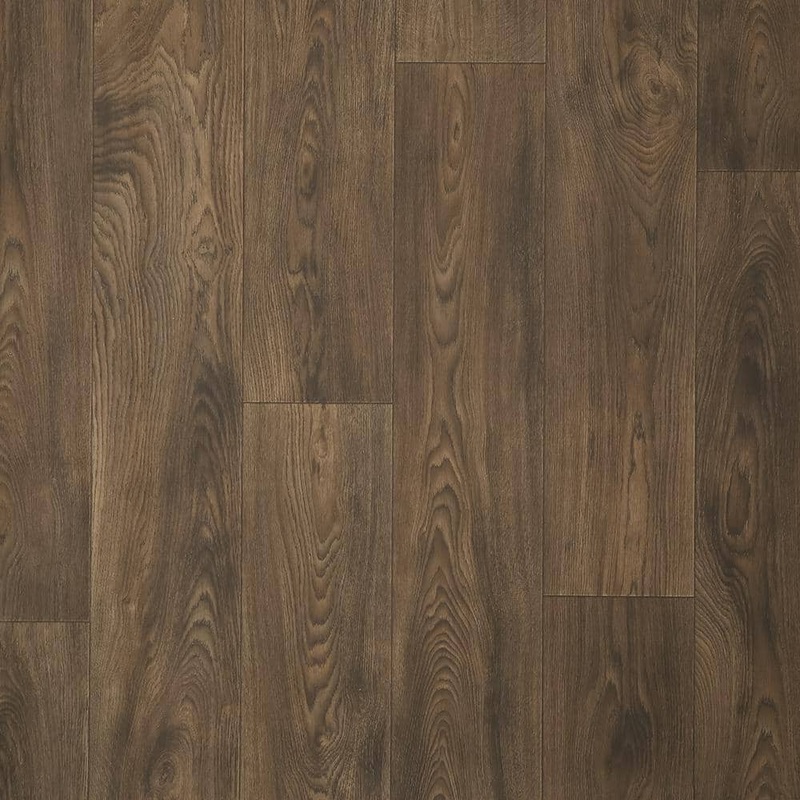 Mohawk Berwick Brown Wood 10 MIL 12 ft. W x Cut to Length Waterproof Vinyl Sheet Flooring U2720212K845G14