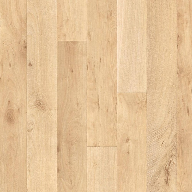Mohawk Sawyer Blonde Wood 10 MIL 13.2 ft. W x Cut to Length Waterproof Vinyl Sheet Flooring U6580634K754P15