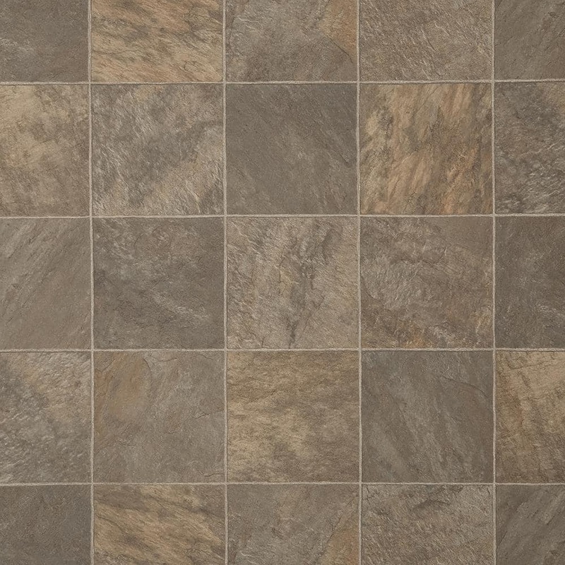 Mohawk Southern Hills Tile 12 MIL 13.2 ft. W x Cut to Length Waterproof Vinyl Sheet Flooring U5330563K998P15