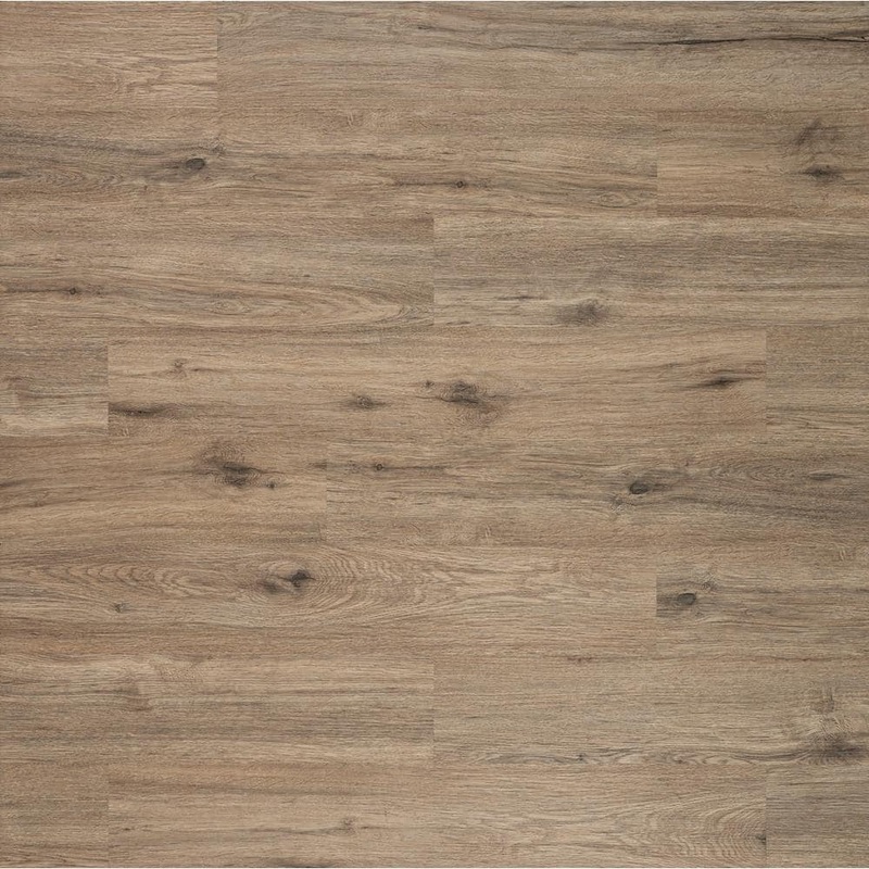 TrafficMaster Edwards Oak 6 MIL x 6 in. W x 36 in. L Click Lock Waterproof Luxury Vinyl Plank Flooring (23.95 sqft/case) VTRHDDEVOAK6X36