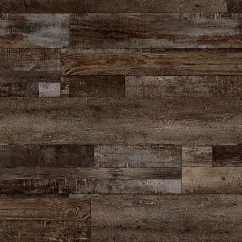 TrafficMaster Folsbury Ridge 6 MIL x 6 in. W x36 in. Brown Waterproof Vinyl Plank Flooring, Click Lock Install (23.95 sq. ft./Case) VTRHDFOLBRI6X36