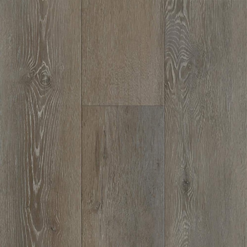 TrafficMaster Light Gray Oak Plank 4 MIL x 6 in. W x 36 in. L Water Resistant Peel and Stick Vinyl Plank Flooring (36 sq. ft./case) WD21199