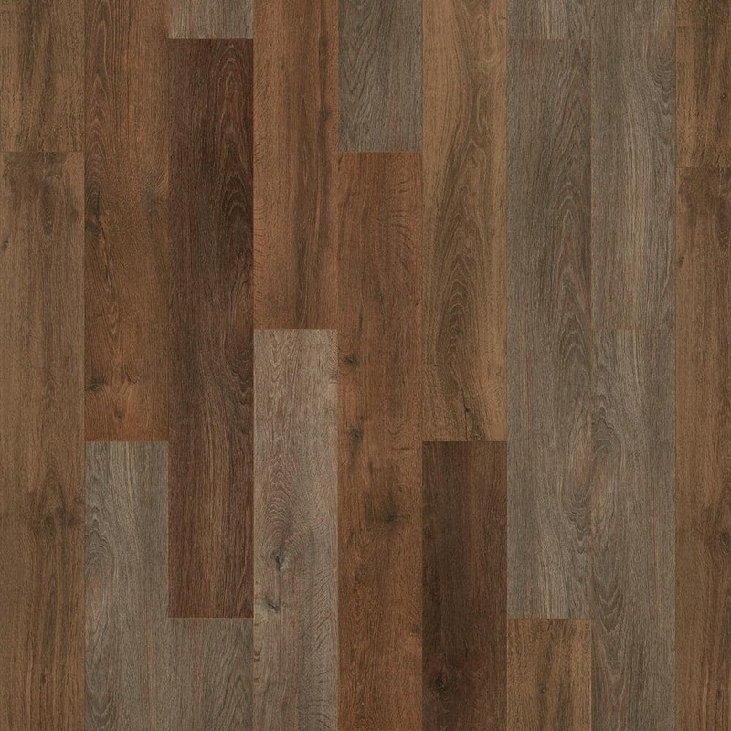 Mohawk Elite Lowland Forest Oak 20 Mil T x 7 in. W x 48 in. L Click Lock Waterproof LuxVinyl Plank Flooring (28.63 sq.ft./case) VFE09-822