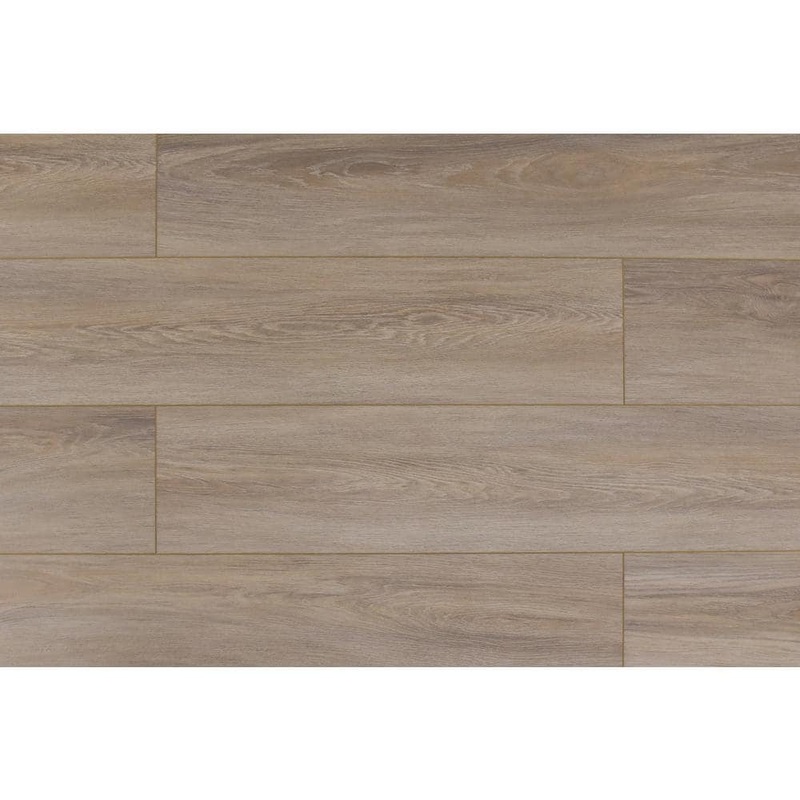 Montserrat Domaine Metallic Taupe 20 MIL x 7 in. W x 60 in. L Click Lock Waterproof Vinyl Plank Flooring (20.62 sq. ft.) MNST-2020095