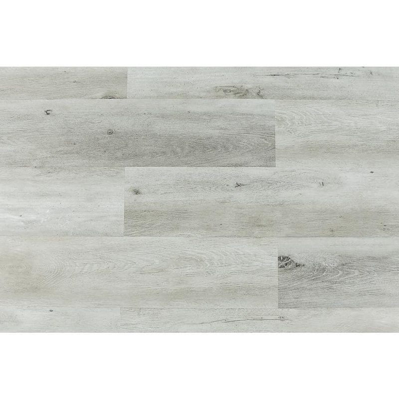 Montserrat Omnia Smoked Pewter 20 MIL x 9 in. W x 60 in. L Click Lock Waterproof Vinyl Plank Flooring (18.7 sq. ft.) MNST-2018018