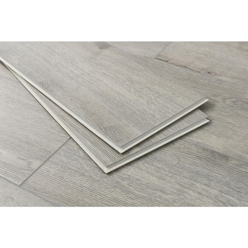 Montserrat Opus Sourced Platinum 20 MIL x 9 in. W x 60 in. L Click Lock Waterproof Vinyl Plank Flooring (29.92 sq. ft.) MNST-2018027