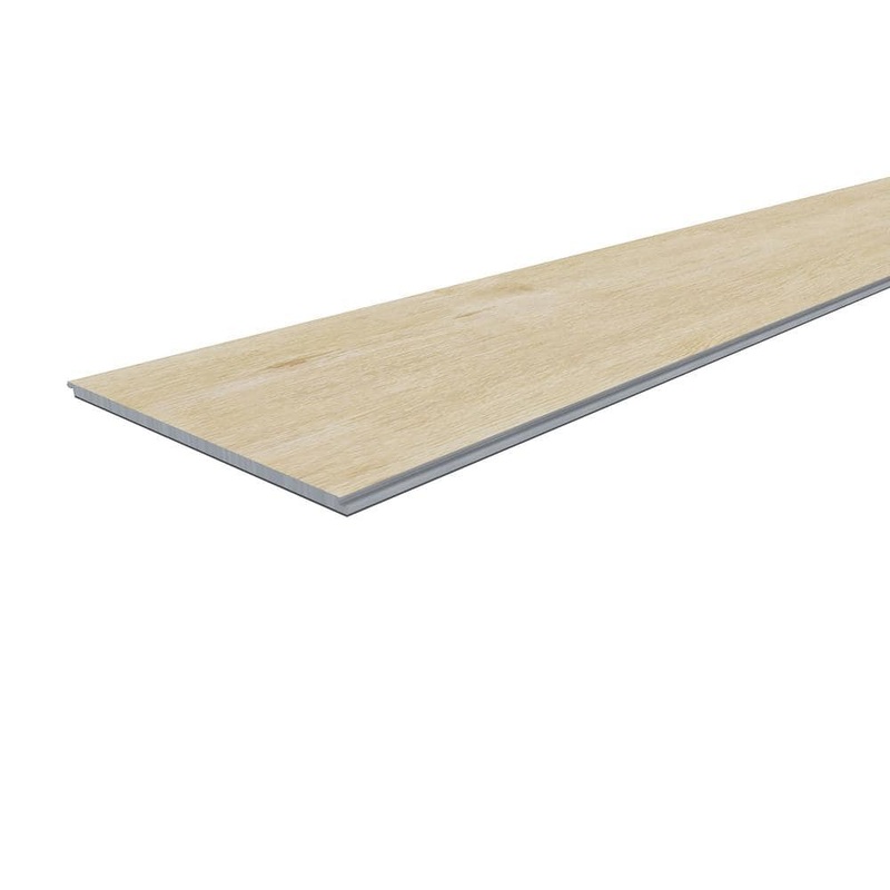 NewTechWood EverLux Mongoose Taupe 20 MIL x 8.8 in. W x 72 in. L Click Lock Waterproof Luxury Vinyl Plank Flooring (17.7 sqft/case) SPC-7-MTU