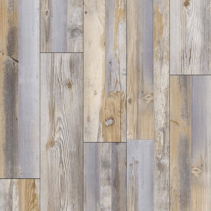 Proteco Rosy Moab Pine 20 MIL x 7.1 in. W x 48 in. L Click Lock Waterproof Luxury Vinyl Plank Flooring (23.64 sq.ft./case) FS509