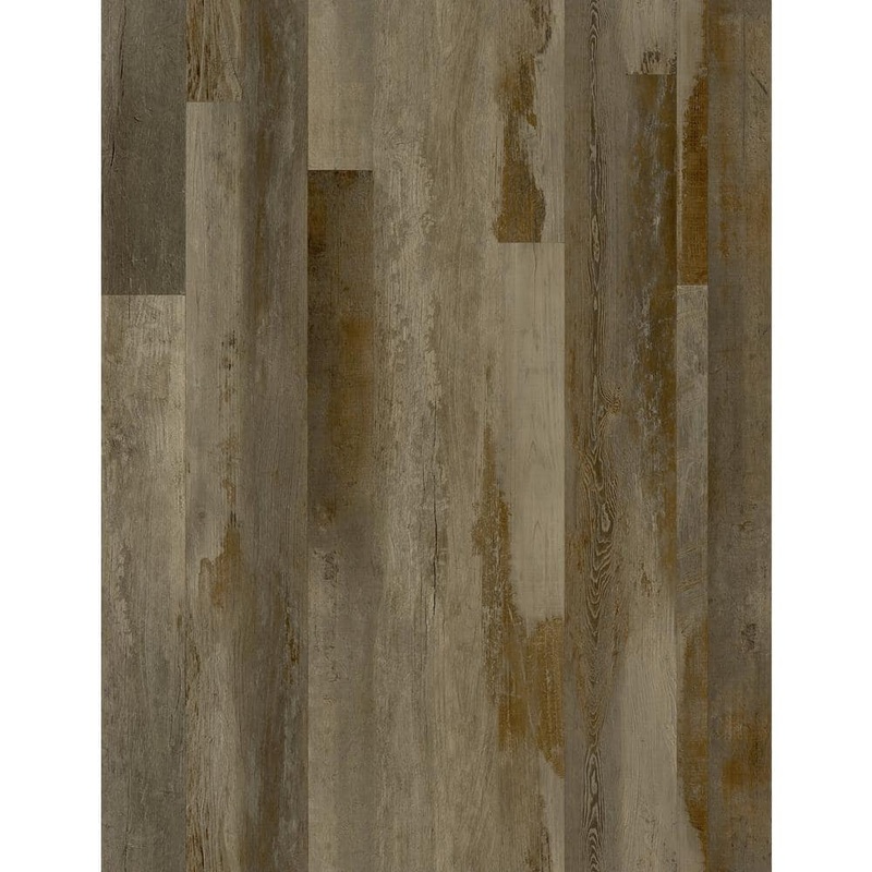 DuraDecor Weekend Warrior Fumed Distressed 3 MIL x 7-in W x 48-in L Peel & Stick Water Resistant Luxury Vinyl Flg (23.3 sf/case) DD6588