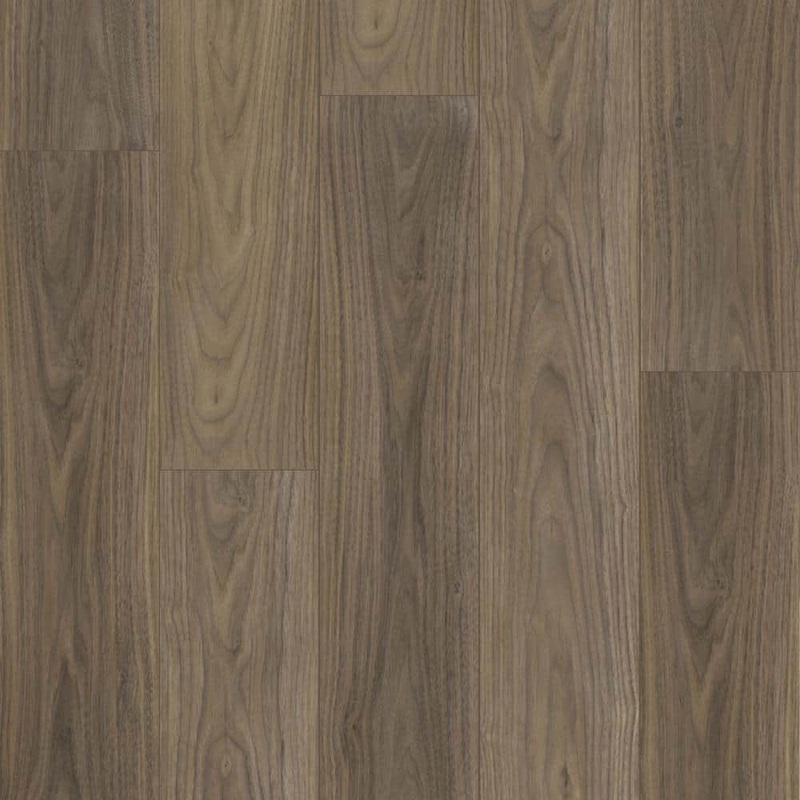 Home Decorators Collection McKinney Walnut 8 MIL x 7 in. W x 42 in. L Click Lock Waterproof Luxury Vinyl Plank Flooring 25.2 sqft/case HD19004