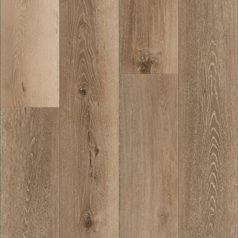 CALI VPMS Aged Hickory 20 MIL x 7.3 in. W x 48 in. L Click Lock Waterproof Luxury Vinyl Plank Flooring (24 sqft/case) 7904501300