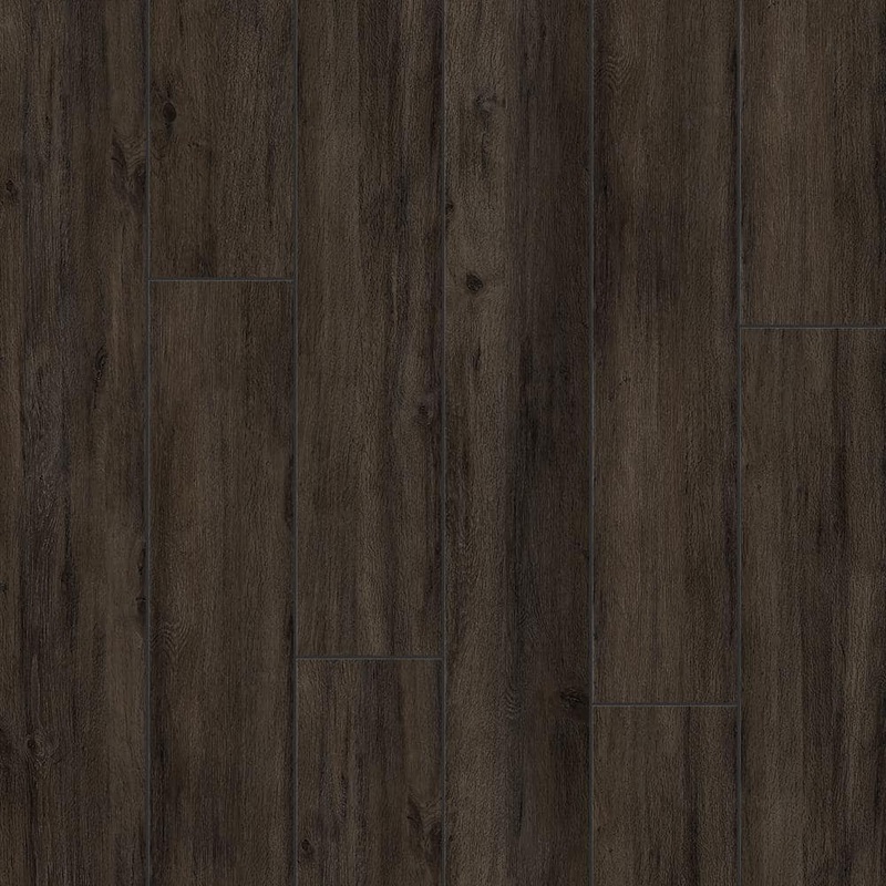 CERAMIX Mocha Distressed Wood 20 MIL x 7.1 in. W x 47 in. L Loose Lay Waterproof Luxury Vinyl Plank Flooring (27.9 sqft/case) CRX-516V