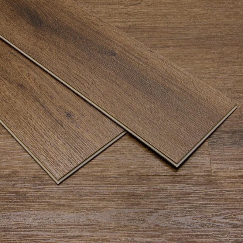 CREATIVE SURFACES Everhome Tahoe Brown 5+1, 20MIL x 7.64 in. W x 48.43 in. L Waterproof ClickLock Vinyl Plank Flooring(37.82 sq. ft./case) EHSPC0005-2