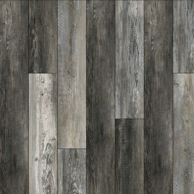 Deco Products Hydrostop Fieldstone 20 MIL x 7.1 in. W x 48 in. L Waterproof Click Vinyl Plank Flooring (23.64 sq. ft./Case) RCV09