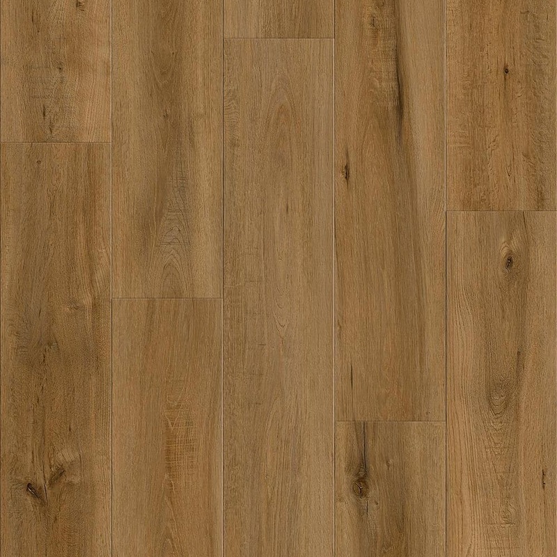 Dekorman Madison Glenwood Oak 20 MIL x 9 in. W x 60 in. L Click Lock Waterproof Lux Vinyl Plank Flooring (22.4 sq. ft. /Case) DKMXL1005