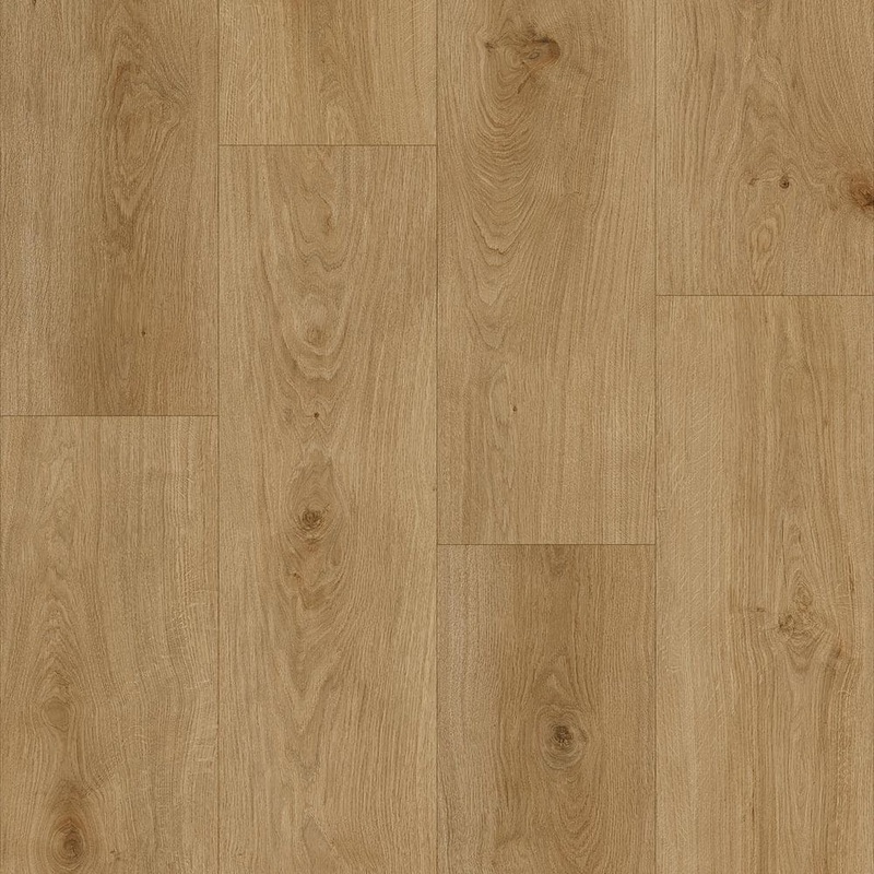 Dekorman Madison Golden Coast Oak 28 MIL x 9 in. W x 60 in. L Click Lock Waterproof Lux Vinyl Plank Flooring (22.4 sq. ft. /Case) DKMXL809