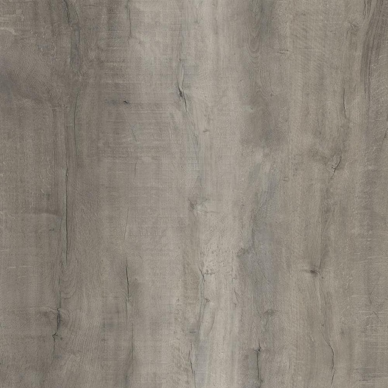 Dekorman Payson Grey Oak 12 MIL x 7 in. W x 48 in. L Water Resistant Glue Down Vinyl Tile Flooring (46.67 sq. ft. /Case) GD2012Grey