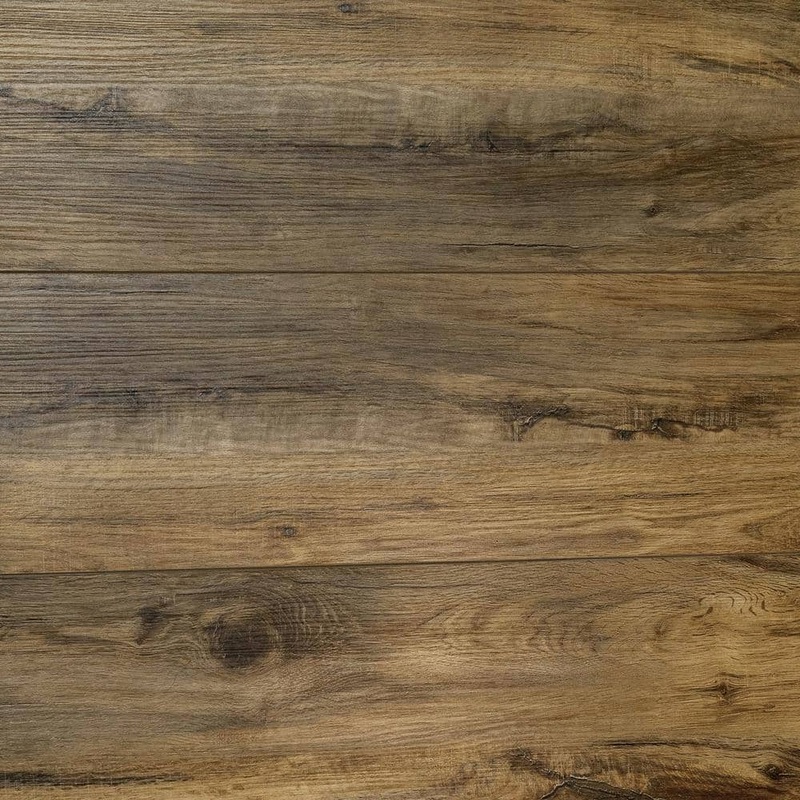 Dekorman Woo-dy Rocky Mountain Oak 20 MIL x 9 in. W x 60 in. L Click Lock Waterproof WPC Vinyl Plank Flooring (30.1 sqft/case) DKMXL8001