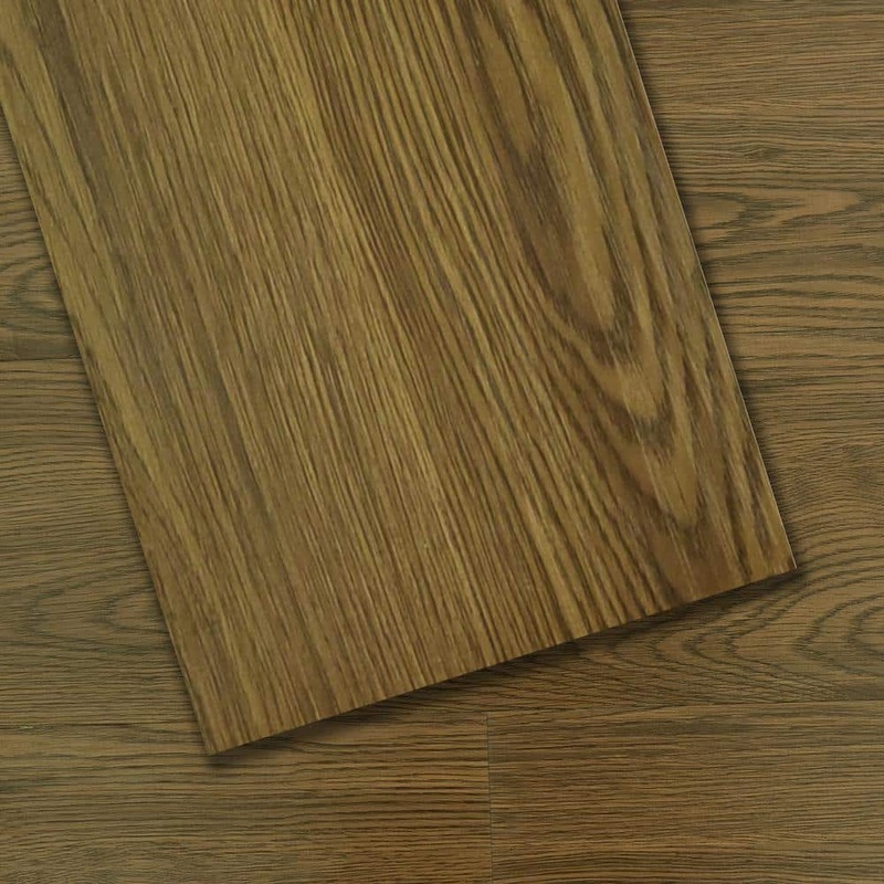 Dundee Deco Brown 3 MIL x 6 in. W x 36 in. L Peel and Stick Waterproof Luxury Vinyl Plank Flooring (15 sq. ft./case) TMHDM02-10