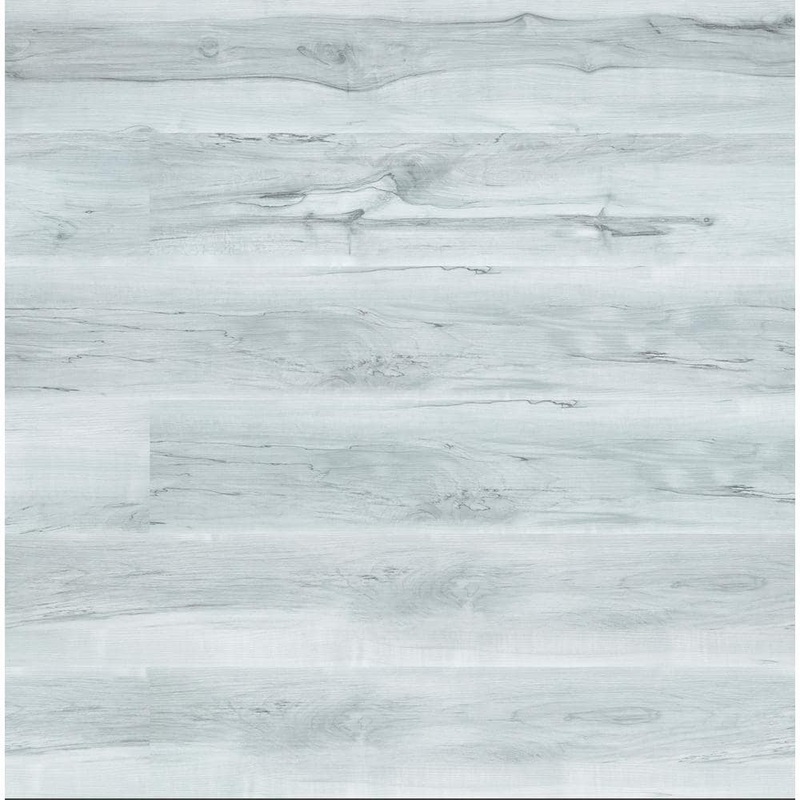 A&A Surfaces Lanikai Mist 12 MIL x 7.1 in. W x 48 in. L Click Lock Waterproof Luxury Vinyl Plank Flooring (19.02 sqft/case) VTRHDLANMIS7X48