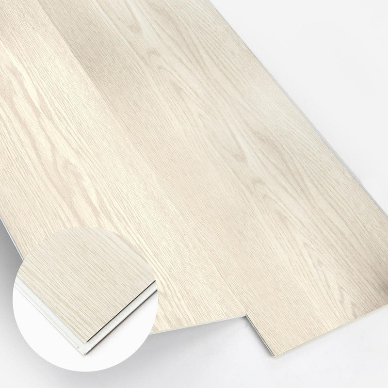Art3d Antique White12MIL 7.2 in. x48 in. Waterproof Click Lock Vinyl Plank Flooring, SPC Rigid Core Flooring(24 sq. ft. /box) A43hd903NA10usz