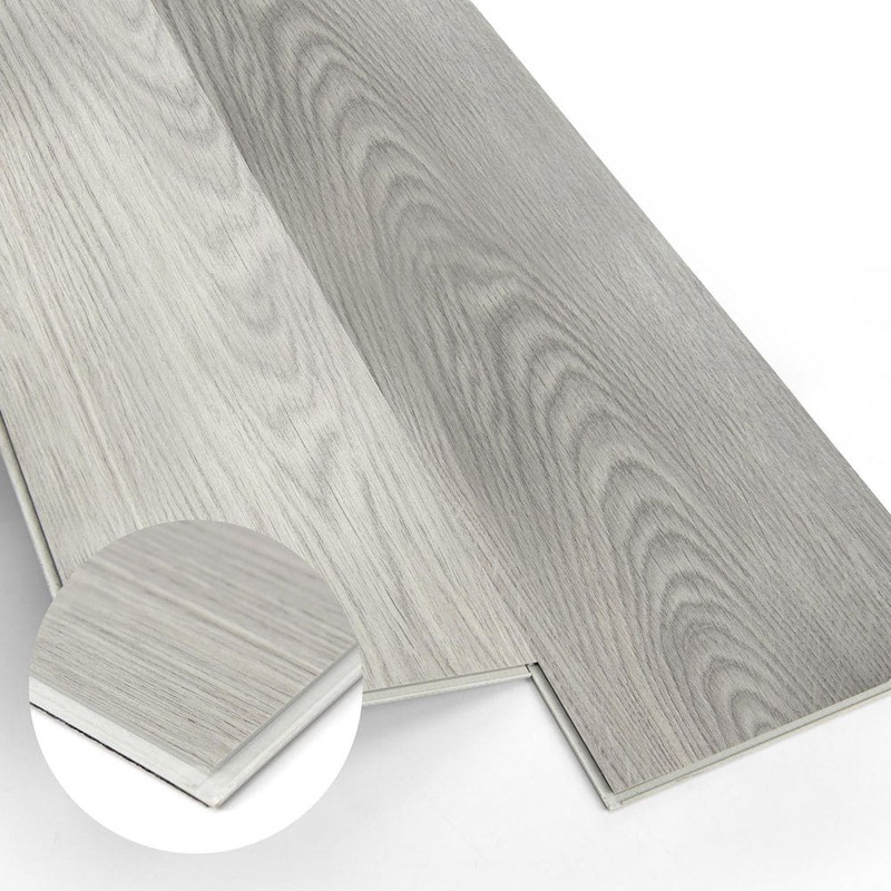 Art3d Gray 12MIL 7.2 in. x48 in. Waterproof Click Lock Vinyl Plank Flooring, Interlock SPC Rigid Core Flooring(24sq. ft. /box) A43hd904NA10usz