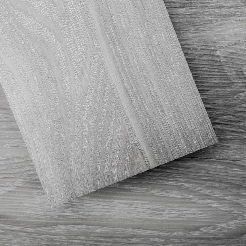 Art3d Light Grey 12 MIL x 6 in. W x 36 in. L Peel and Stick Water Resistant Luxury Vinyl Plank Flooring (54 sqft/case) A43hd002P36