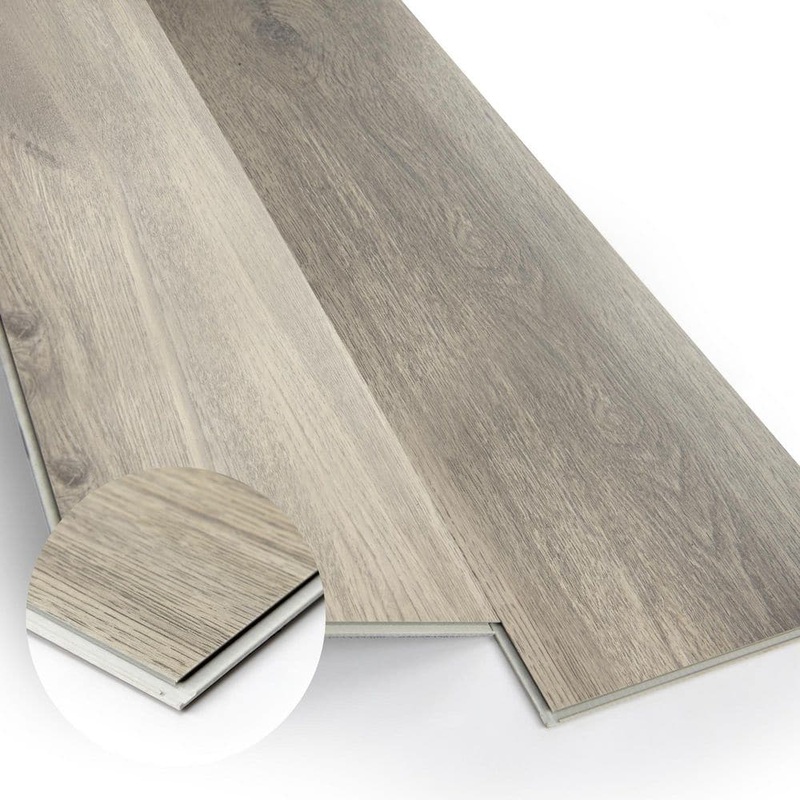 Art3d Sallow 12MIL 7.2 in.x48 in. Waterproof Click Lock Vinyl Plank Flooring, Interlock SPC Rigid Core Flooring(24sq.ft./box) A43hd905NA10usz