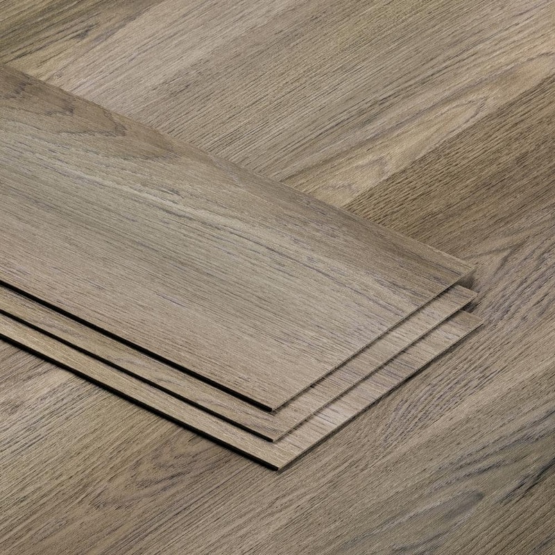 Lucida USA PresCore Umber 12 MIL x 6 in. W x 36 in. L Glue Down Waterproof Luxury Vinyl Plank Flooring (54 sqft/case) PC-1108