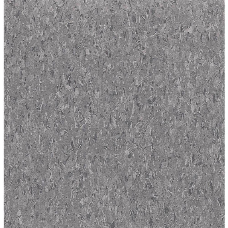 Armstrong Flooring Imperial Texture Charcoal 12×12 Water Resistant Glue-Down Vinyl Floor Tile (45 sq. ft./case) 51915031