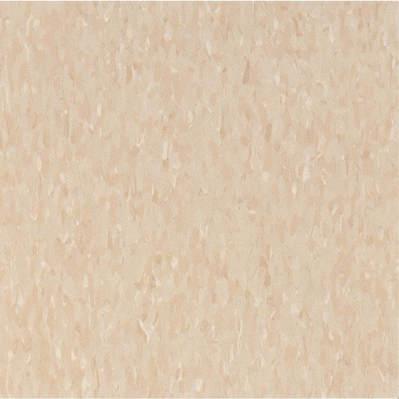 Armstrong Flooring Imperial Texture VCT 12 in. x 12 in. Brushed Sand Standard Excelon Commercial Vinyl Tile (45 sq. ft. / case) 51873031
