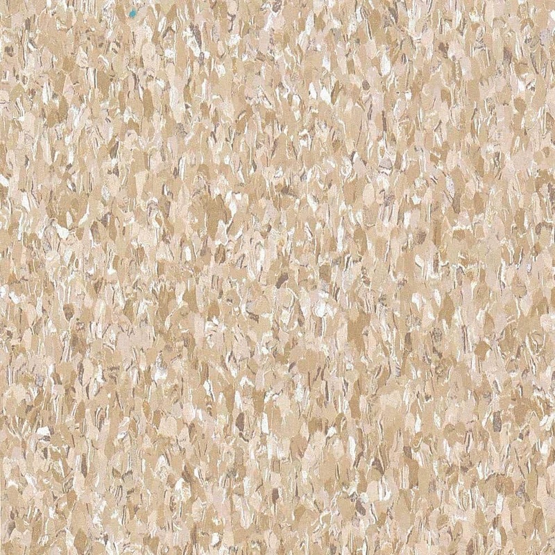 Armstrong Flooring Imperial Texture VCT 12 in. x 12 in. Cottage Tan Standard Excelon Commercial Vinyl Tile (45 sq. ft. / case) 51830031