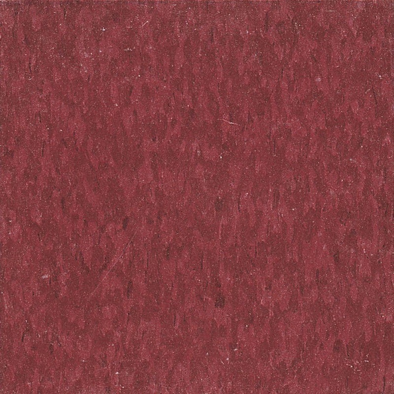 Armstrong Flooring Imperial Texture VCT 12 in. x 12 in. Pomegranate Red Standard Excelon Commercial Vinyl Tile (45 sq. ft. / case) 51814031