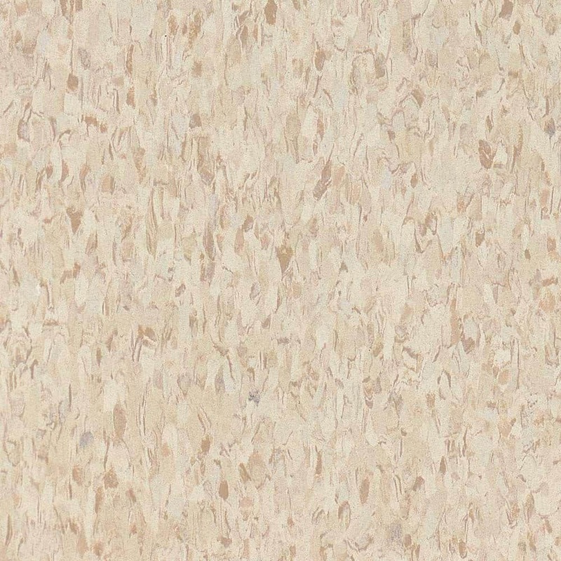 Armstrong Flooring Imperial Texture VCT 12 in. x 12 in. x 1/8 in. Sandift White Standard Excelon Commercial Vinyl Tile 51858031