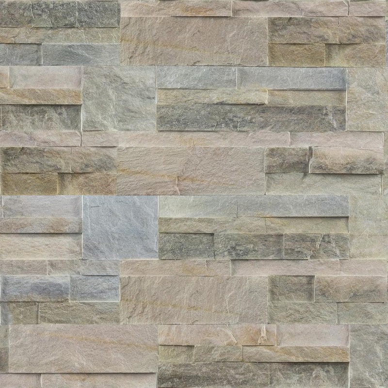 MSI Engineered Stone Ledger Panel 7 in. x 14 in. Golden Honey Natural Concrete Wall Tile (432 sq. ft./Pallet) LPNLEGLDHONP