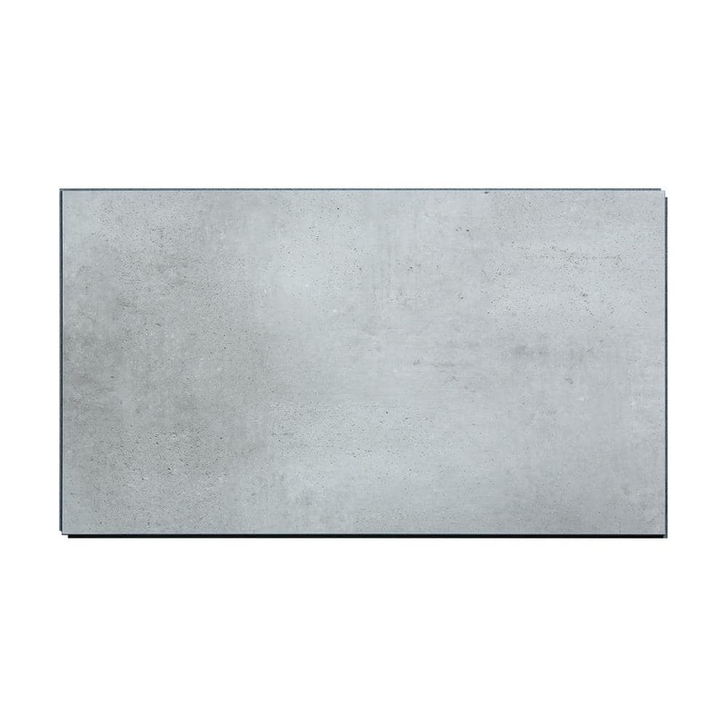 PALISADE 25.6 in. L x 14.8 in. W Frost Nickel No Grout Vinyl Wall Tile (21 sq. ft./case) 53002