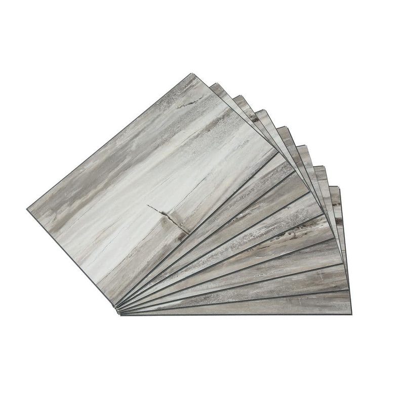 PALISADE 25.6 in. L x 14.8 in. W Louvre Granite No Grout Vinyl Wall Tile (21 sq. ft./case) 53003
