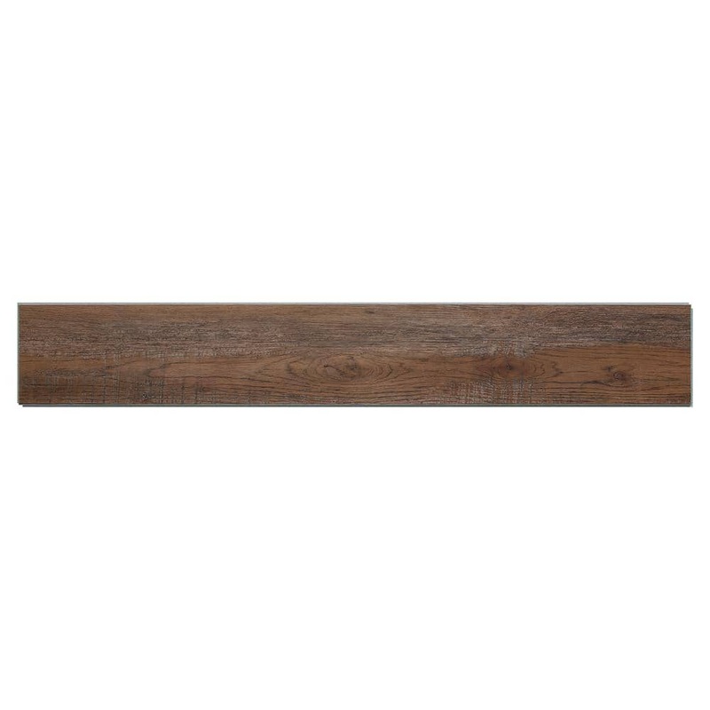 PALISADE 47 in. L x 7.2 in. W Oak Mocha No Grout Vinyl Wall Tile (16.3 sq. ft./case) 54082