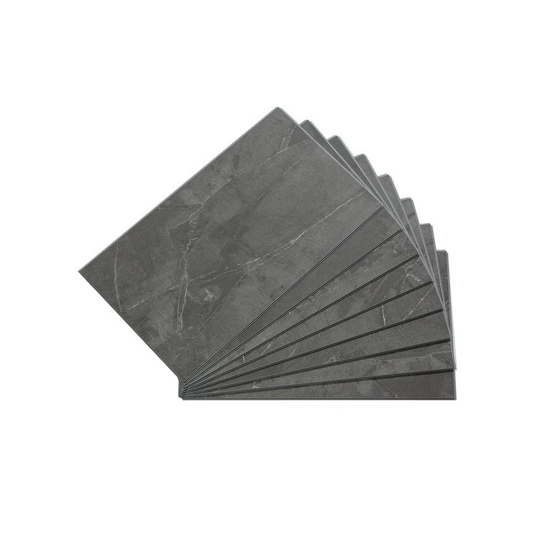 PALISADE Cracked Slate 14.8 in. x 25.6 in. L W Waterproof Adhesive No Grout Vinyl Wall Tile (21 sq. ft./case) 53018