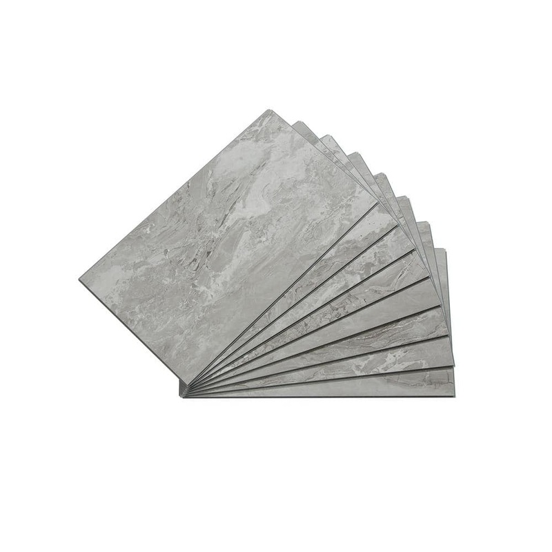 PALISADE Smoky Sky 14.8 in. W x 25.6 in. L Waterproof Adhesive No Grout Vinyl Wall Tile (21 sq. ft./case) 53015