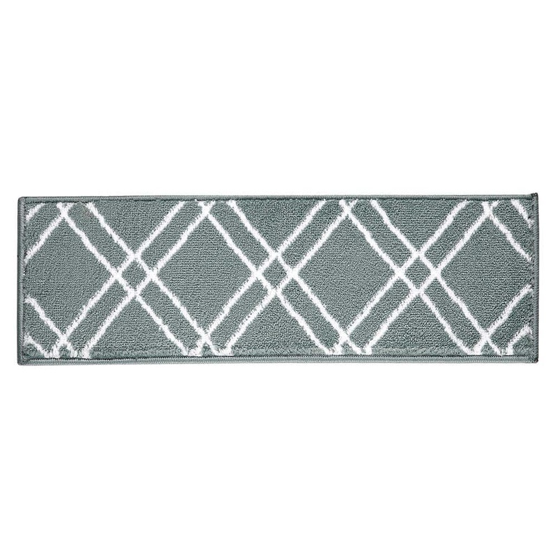 SUSSEXHOME Vintage Collection Teal 9 in. x 28 in. Polypropylene Stair Tread Cover (Set of 15) VNT-TL-15Pack