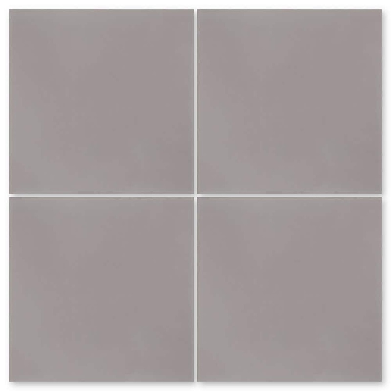 Villa Lagoon Tile Solid Square Featherstone/Matte 8 in. x 8 in. Cement Handmade Floor and Wall Tile (Box of 8/3.45 sq. ft.) SB20SQ12FR-SB2001-P8