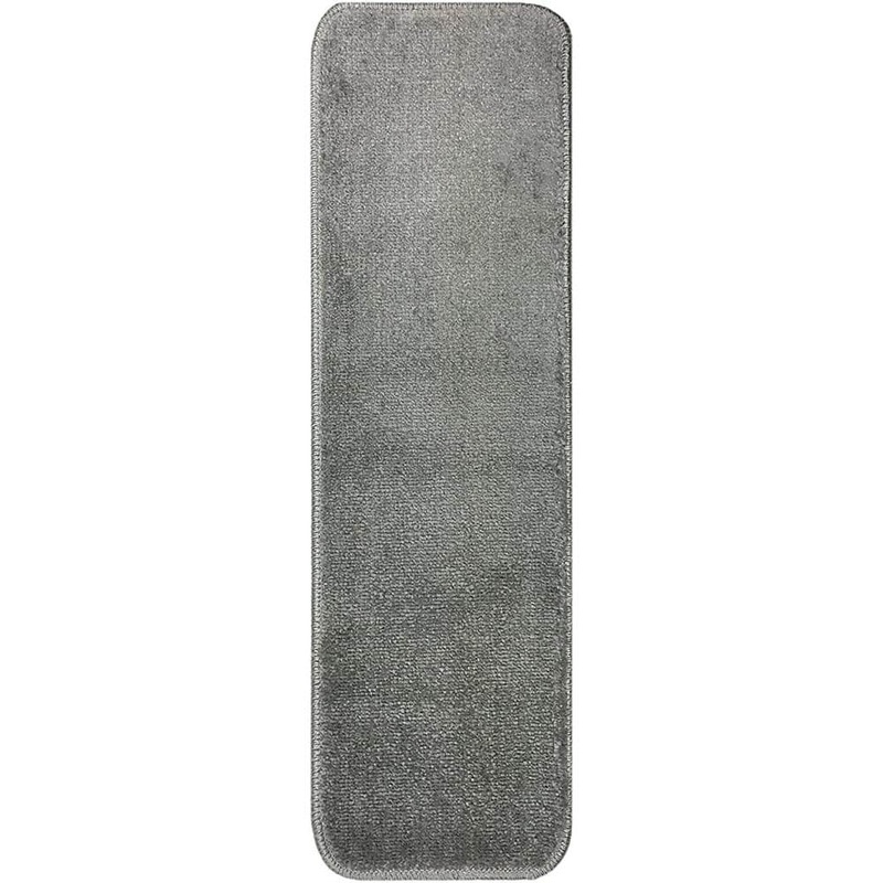 RugStylesOnline Comfortable Collection Gray 7 inch x 24 inch Indoor Carpet Stair Treads Slip Resistant Backing (Set of 7) CO-7X24-GRAY-7