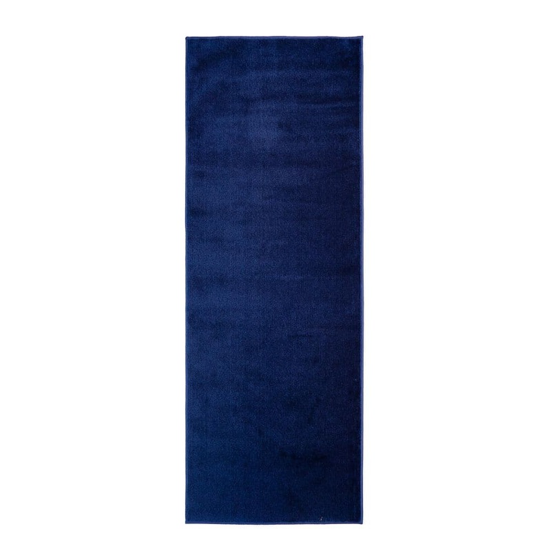 RugStylesOnline Solid Euro Royal Navy Blue 31 in. x 44 ft. Your Choice Length Stair Runner HD-EU3004-44X31
