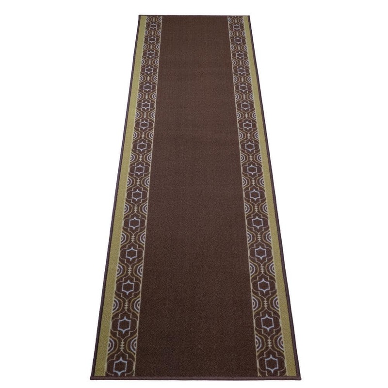 RugStylesOnline Trellis Border Custom Size Brown 108